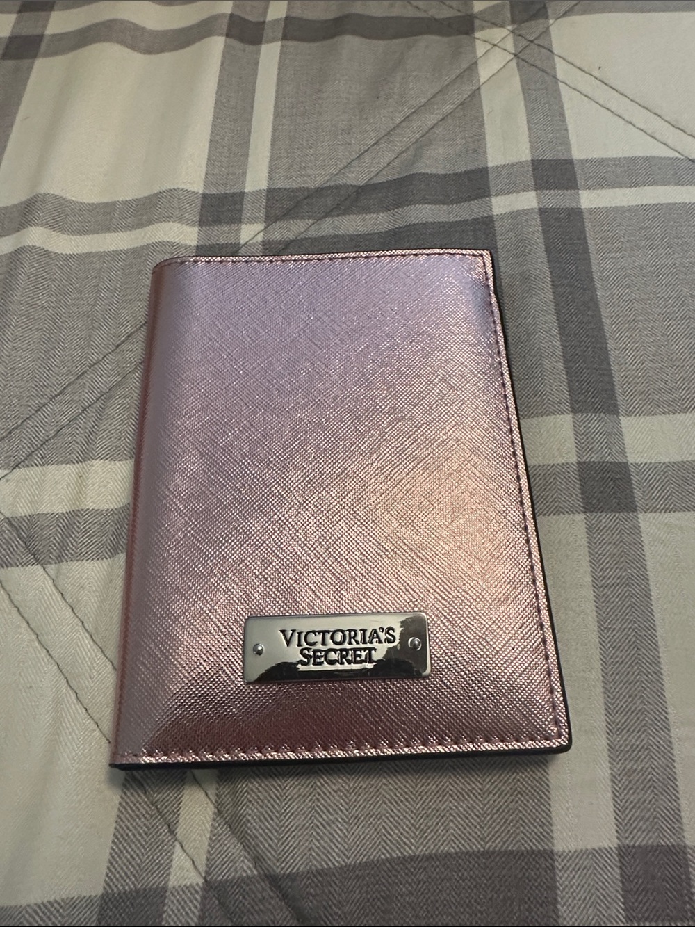 Victoria's Secret Metallic Rose Card & Passport Holder